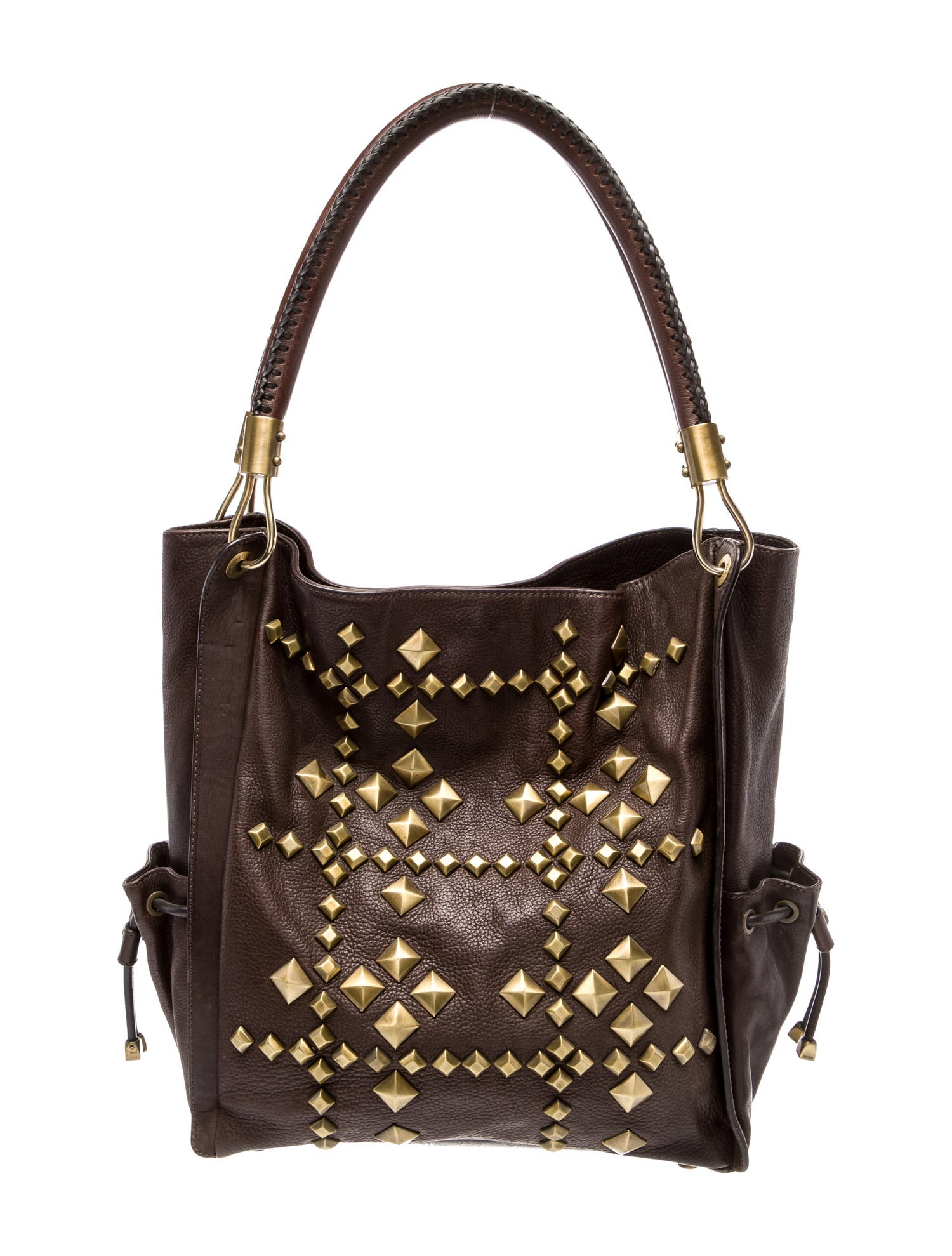 Michael Kors Leather Bucket Bag